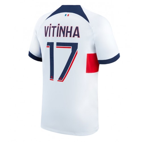 Paris Saint-Germain Vitinha #17 Gostujuci Dres 2023-24 Kratak Rukav